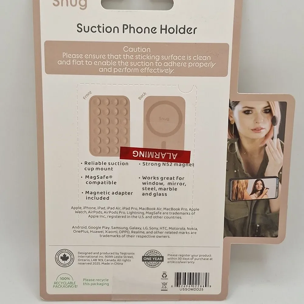 Suction Phone Holder - Tan